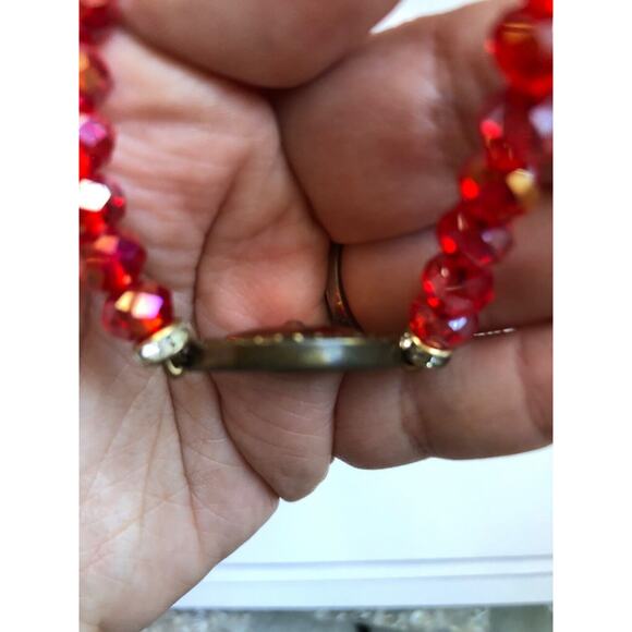 Kirks Folly Red Sun Face Bracelet - Picture 8 of 10
